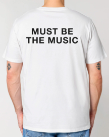Kantjeboord Lifestyle 'Must Be The Music' Medium Fit T-shirt - White/Black