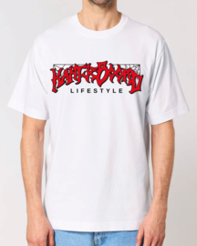 Rock and Rule Heavy Weight T-shirt (Black/Red/White)