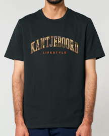 Kantjeboord 'Lifestyle University' Medium Fit T-Shirt - Black/Signal Red Elite