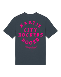 Kantjeboord City Rockers T-shirt (Magenta/Ink)