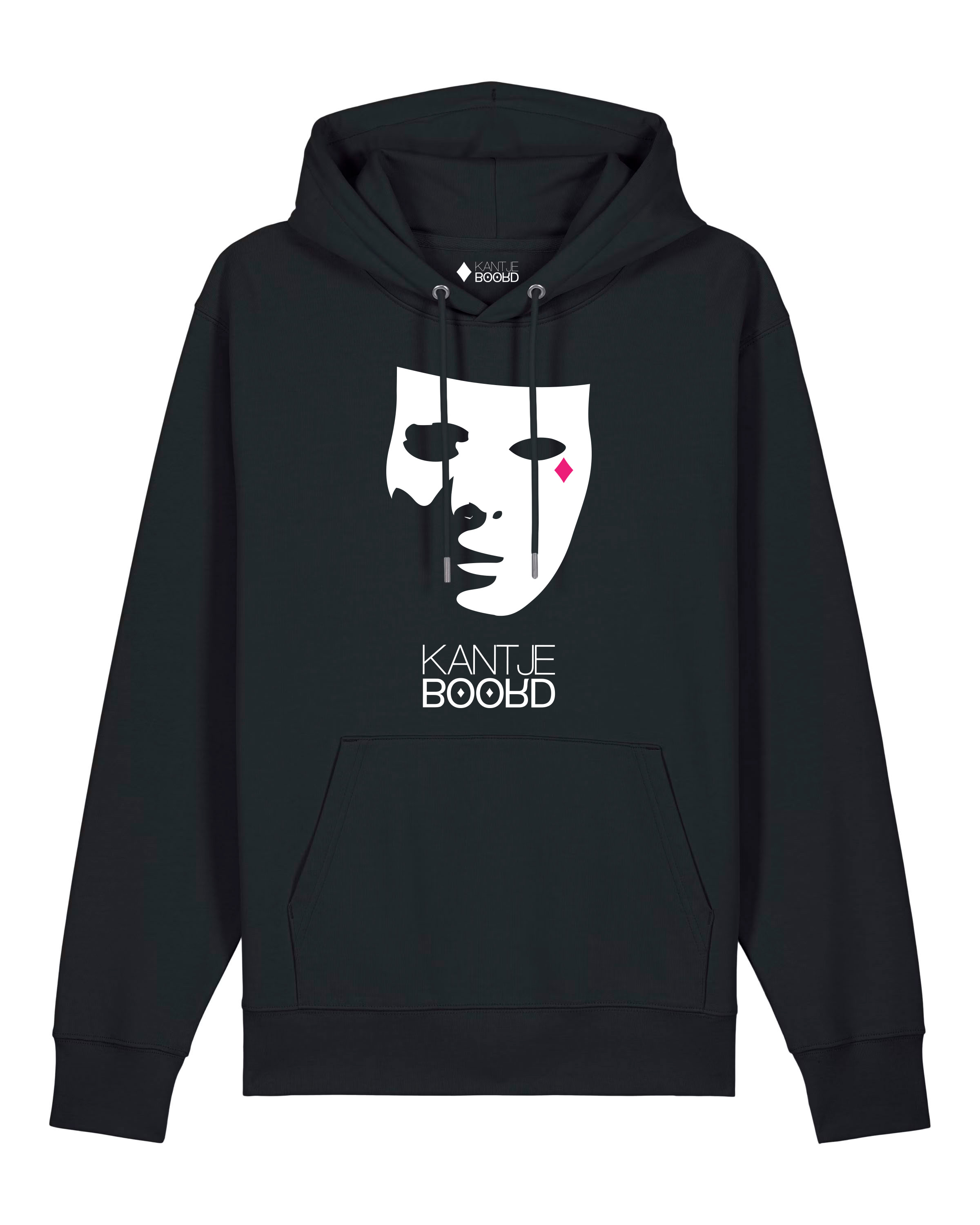 Masker Logo Medium Fit Hoodie (Magenta/White/Black)