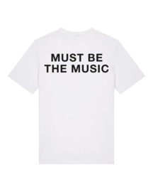 Kantjeboord Lifestyle 'Must Be The Music' Medium Fit T-shirt - White/Black