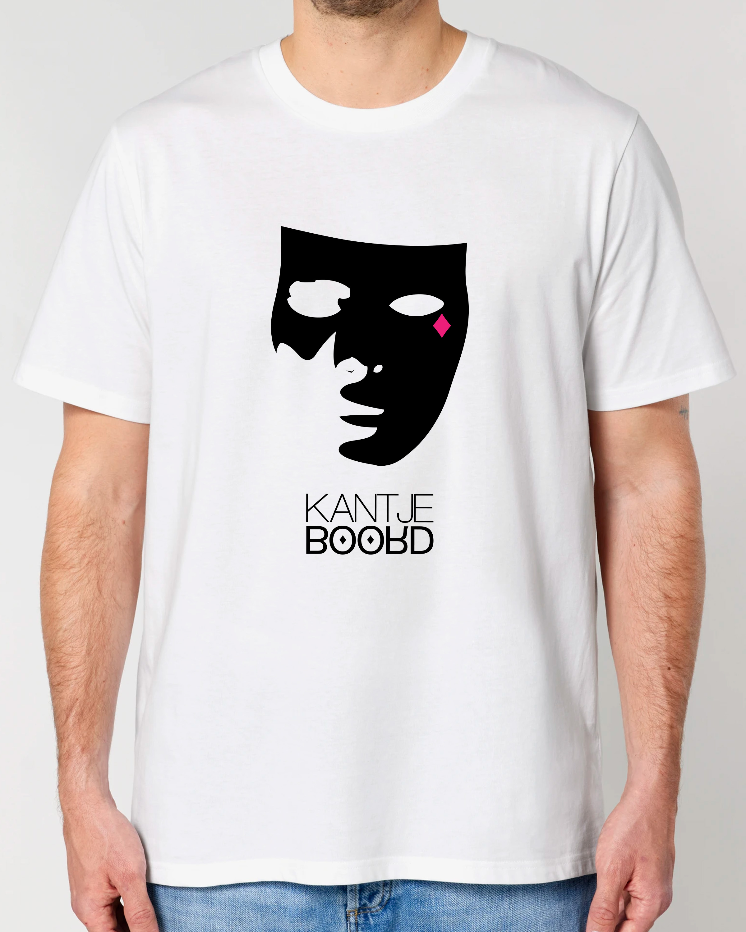 Masker Logo Medium Fit T-shirt (Magenta/Black/White)