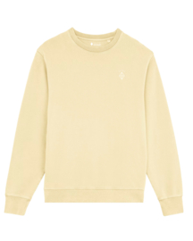 Shine On Medium Fit Sweatshirt (White/Butter)