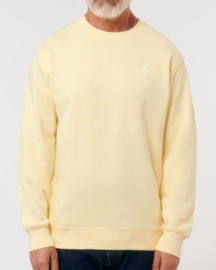 Shine On Medium Fit Sweatshirt (White/Butter)