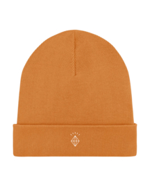 Shine On Rib Beanie (White/Fall)