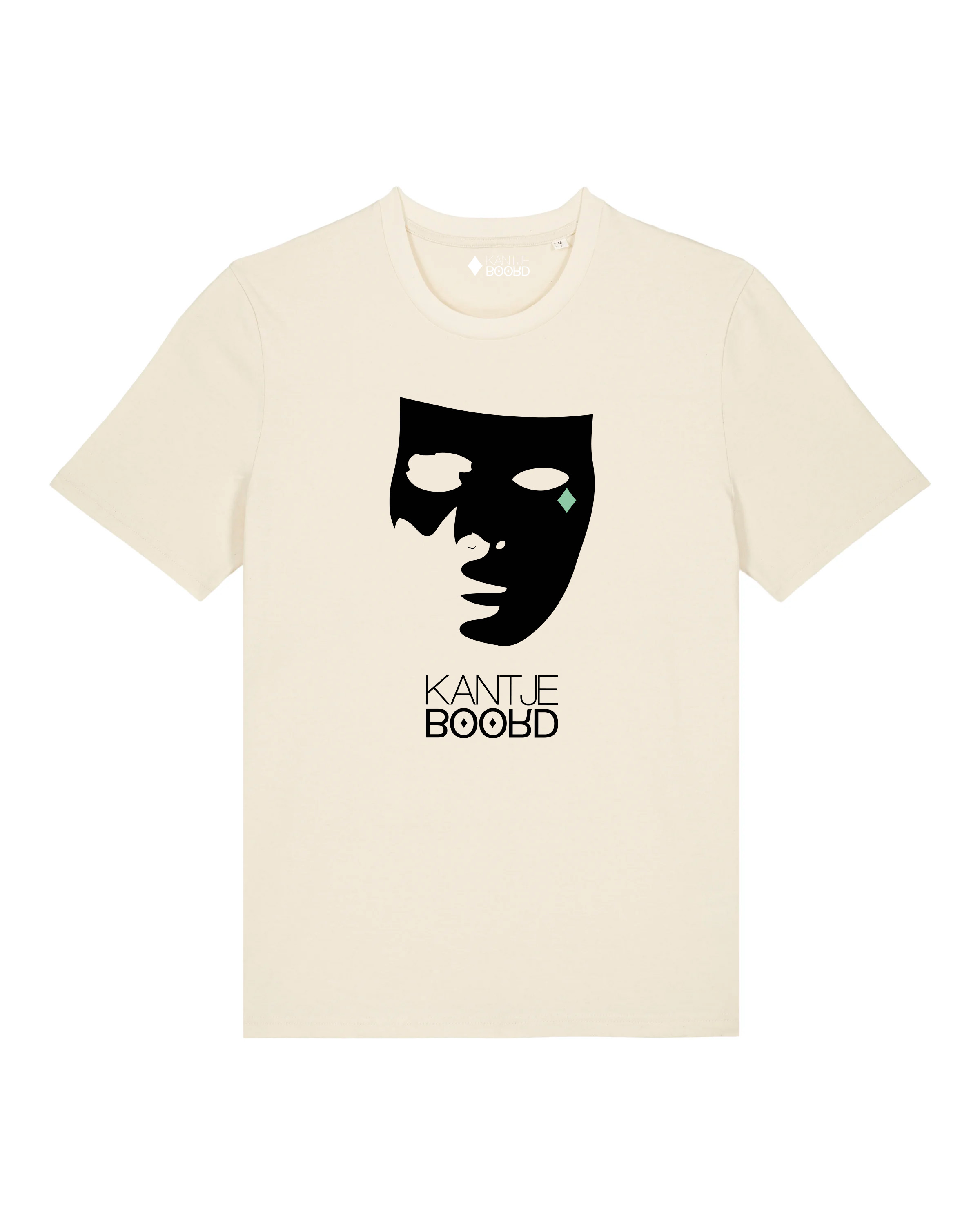 Mask Logo Medium Fit T-shirt (Mint/Black/Canvas)
