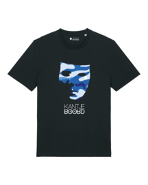 Kantjeboord Lifestyle ‘Camouflage Mask’ Medium Fit T-Shirt - Black/Azur Elite