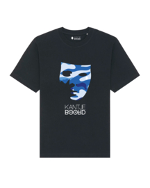 Kantjeboord Lifestyle ‘Camouflage Mask’ Heavyweight Oversized T-Shirt - Black/Azur Elite