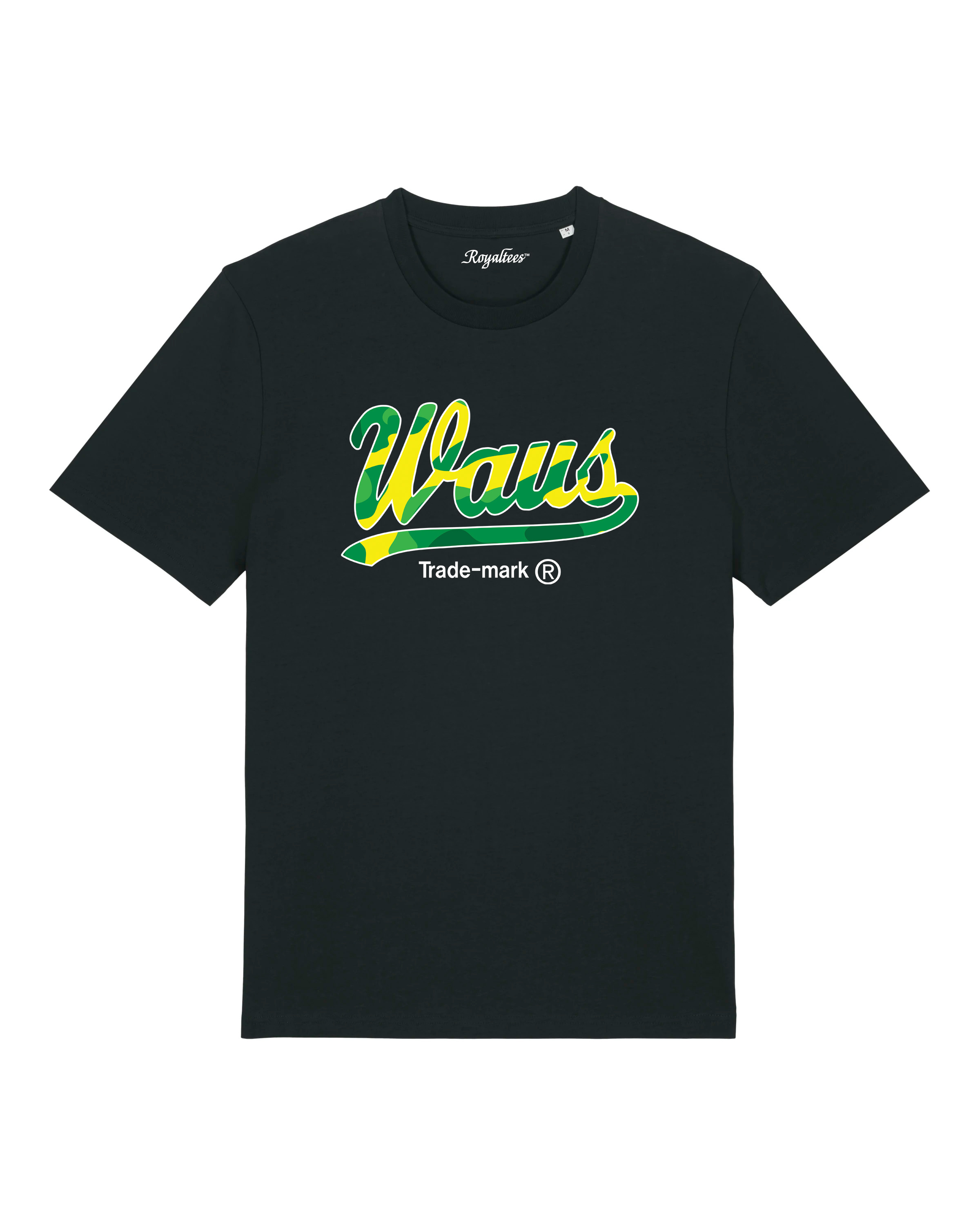 Camo Waus Medium Fit T-shirt (Black)