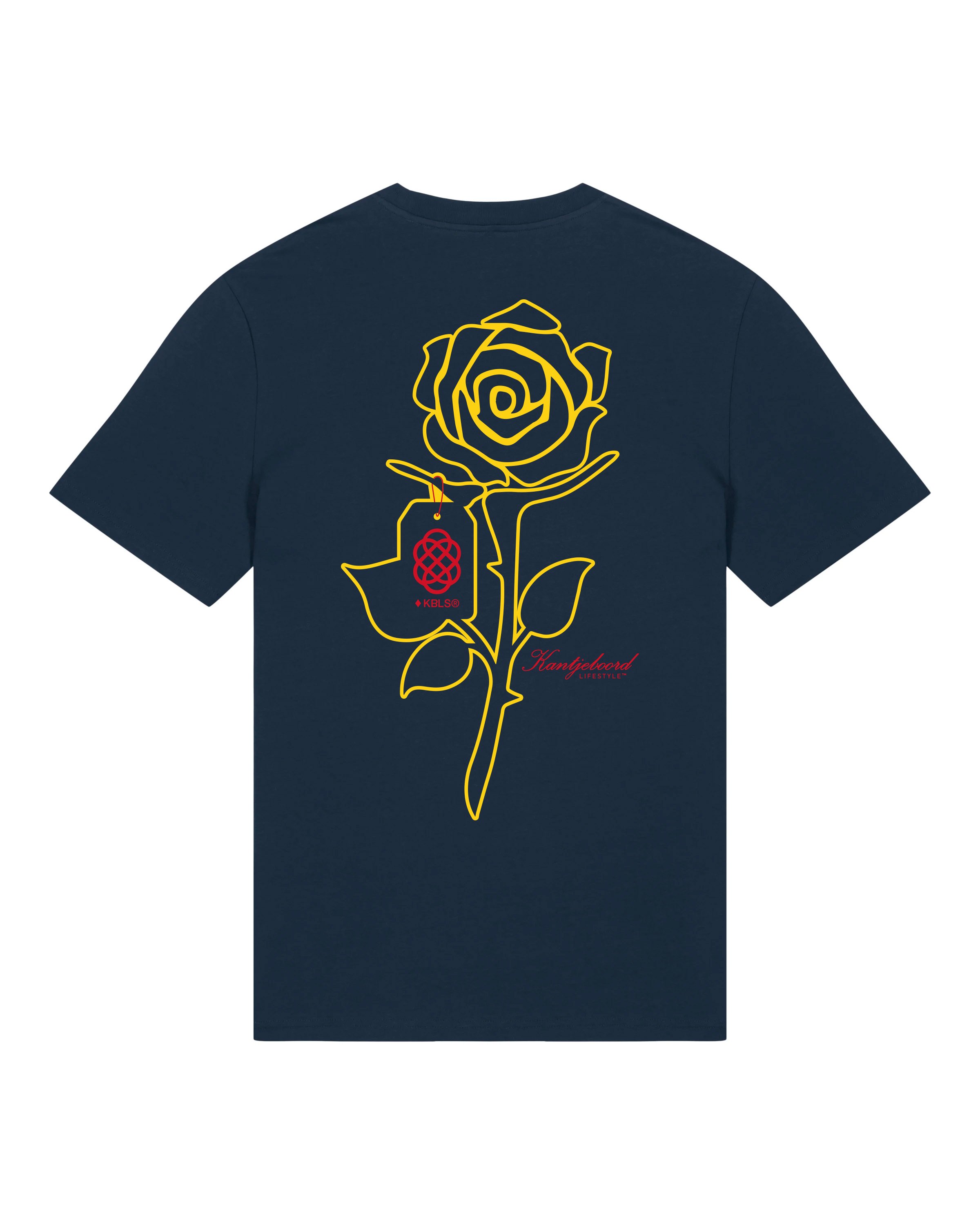 Cumbia Medium Fit T-shirt (Yellow Gold/Red/Navy)