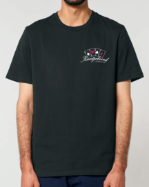 Kantjeboord Lifestyle ‘High Roller Club’ Medium Fit T-Shirt - Black/Cyber Berry