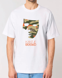 Kantjeboord Lifestyle ‘Camouflage Mask’ Oversized T-Shirt - White/Signal Red Elite