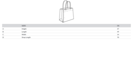 Kantjeboord Script Logo Shopping Bag (White/Black)