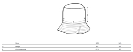 Agga Bars Bucket Hat (Yellow Gold/Green/Black)