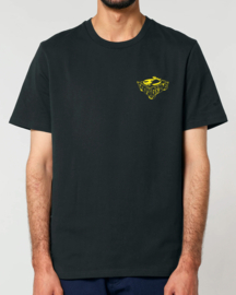 Kantjeboord Lifestyle 'Bring That Beat Back' Medium Fit T-shirt - Black/Yellow