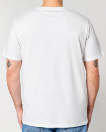 MrMonk RoboPunk Medium Fit T-shirt (White/Black)