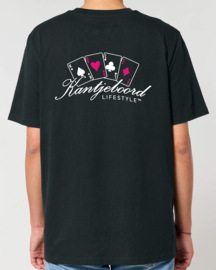 Kantjeboord Lifestyle ‘High Roller Club’ Medium Fit T-Shirt - Black/Cyber Berry