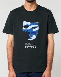 Kantjeboord Lifestyle ‘Camouflage Mask’ Medium Fit T-Shirt - Black/Azur Elite