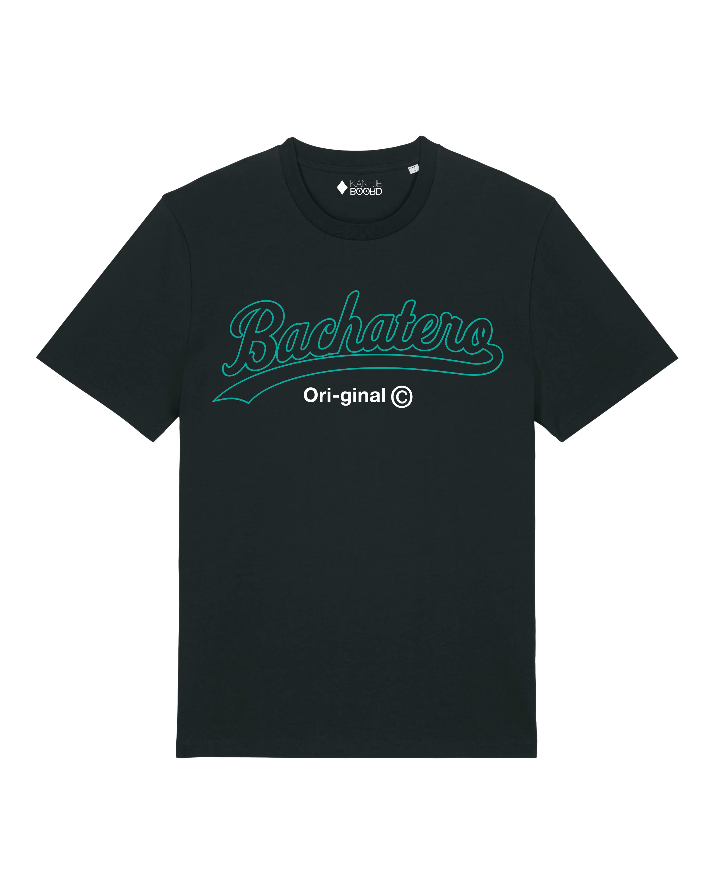 Bachatero Medium Fit T-shirt (Turqoise/White/Black)