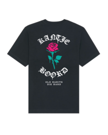 Old Habits Die Hard Heavy Weight T-shirt (White/Magenta/Turqoise/Black)