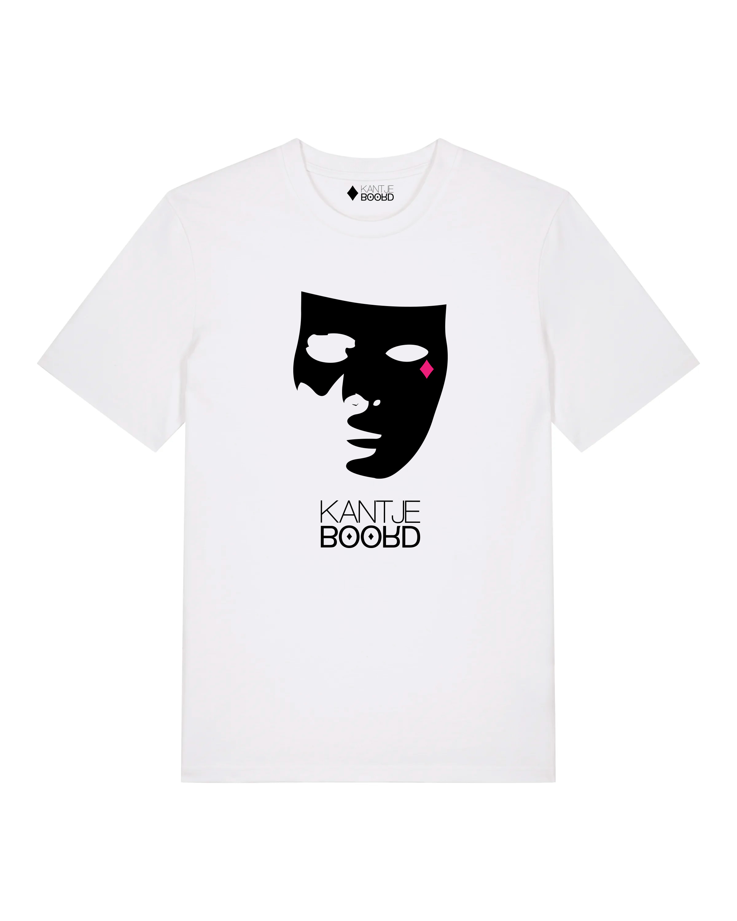 Mask Logo Medium Fit T-shirt (Magenta/Black/White)