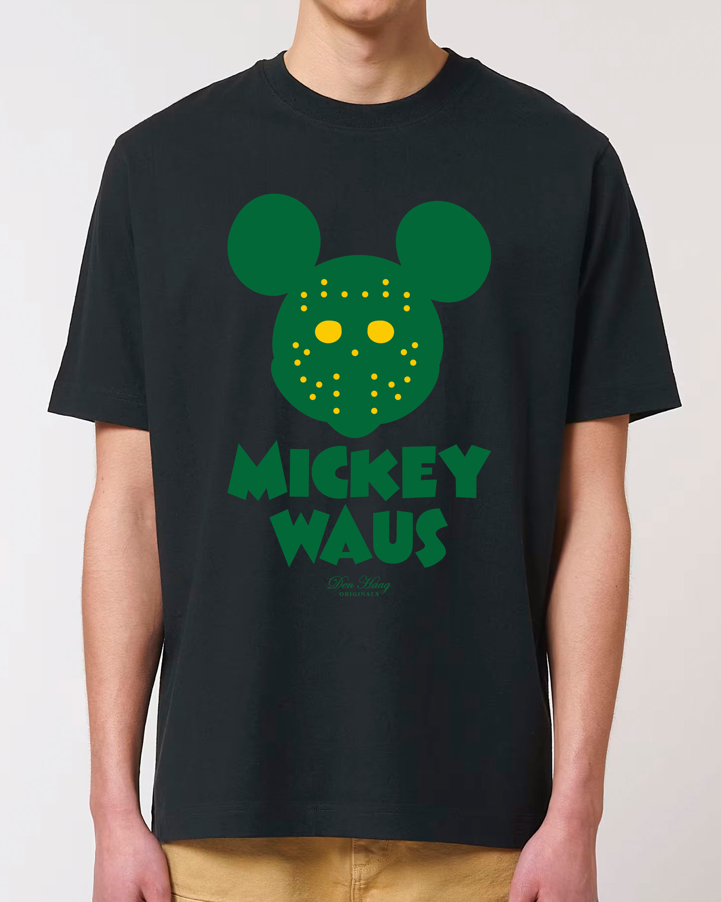 Mickey Waus Heavy Weight T-shirt (Yellow Gold/Geen/Black)