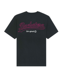 Bachatera Heavyweight T-shirt (Magenta/White/Black)
