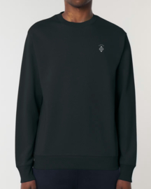 Shine On Medium Fit Sweatshirt (White/Black)