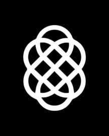 Kantjeboord Lifestyle Knot Logo Polo (White/Black)