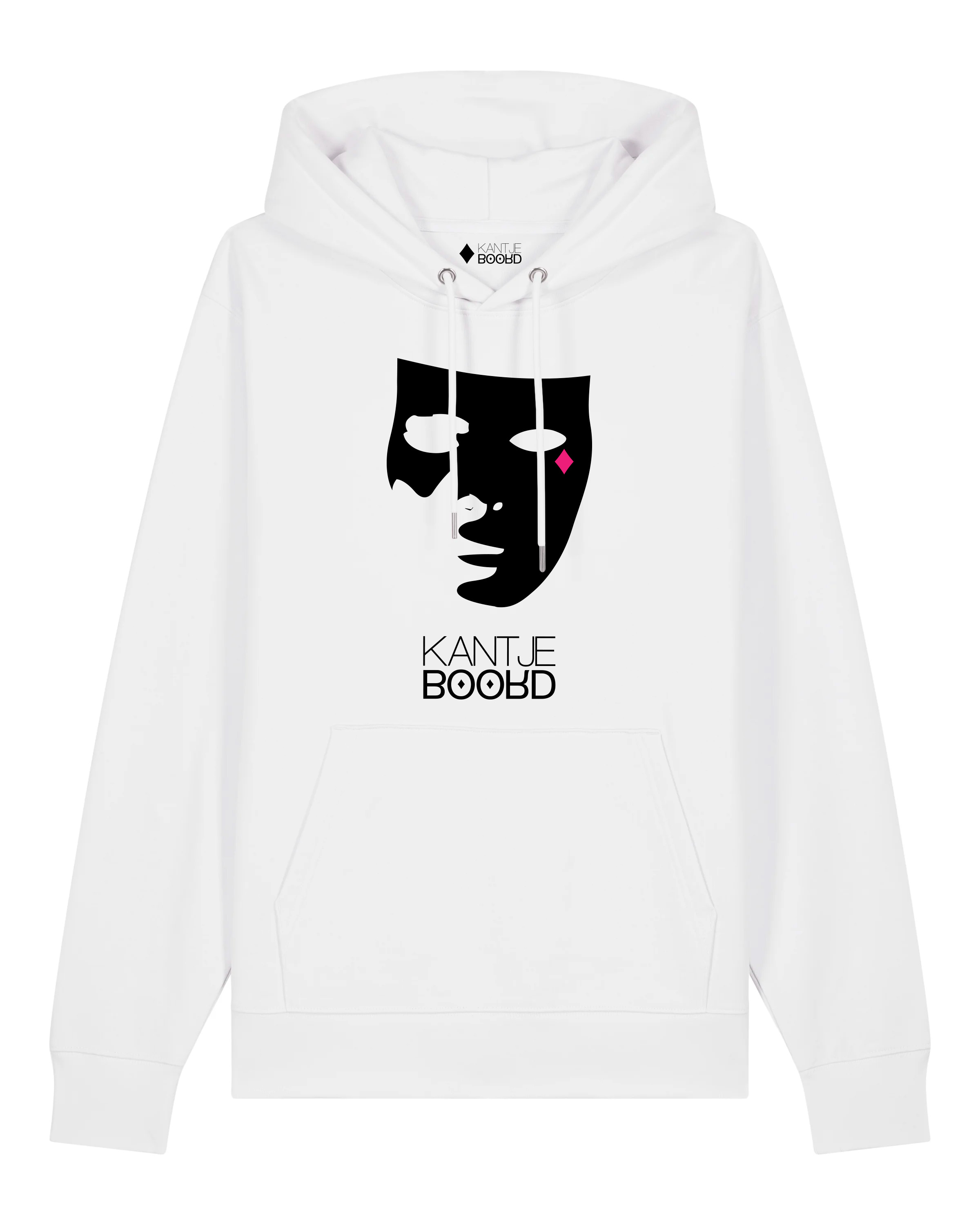 Masker Logo Medium Fit Hoodie (Magenta/Black/White)