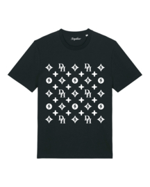 Den Haag Patroon Medium Fit T-shirt (White/Black)