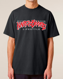 Rock and Rule Heavy Weight T-shirt (White/Red/Vintage Black)