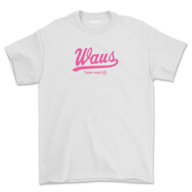 Fluor Waus Basic T-shirt (Fluor Pink/White)
