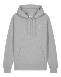 Shine On Medium Fit Hoodie (White/Heather Grey)