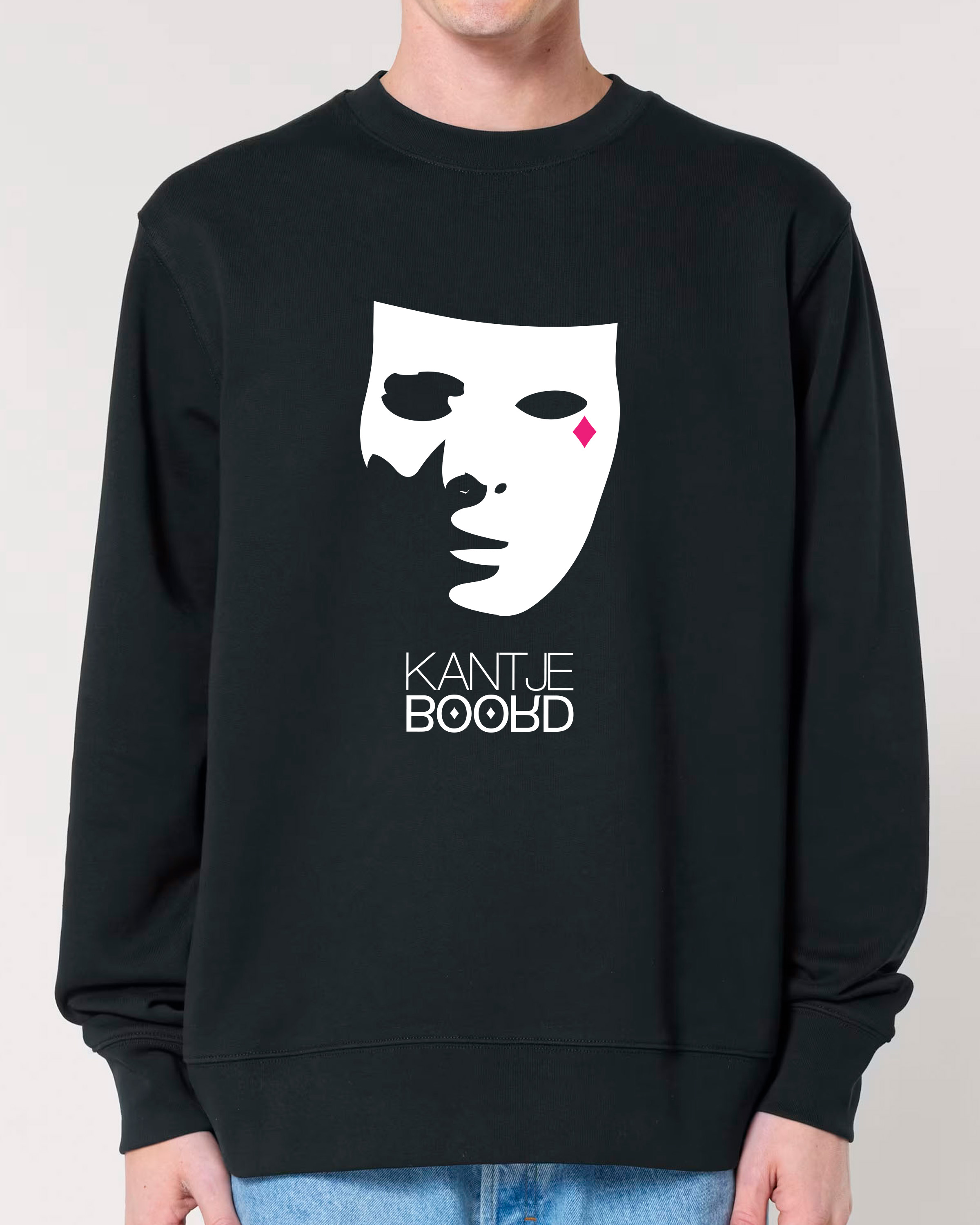 Masker Logo Medium Fit Sweatshirt (Magenta/White/Black)