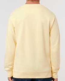 Shine On Medium Fit Sweatshirt (White/Butter)