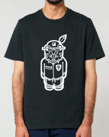 MrMonk Tiga Medium Fit T-shirt (White/Black)