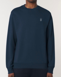 Shine On Medium Fit Sweatshirt (White/Navy)