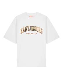 Camo College Heavyweight T-shirt (White)