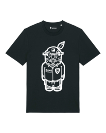 MrMonk Tiga Medium Fit T-shirt (White/Black)