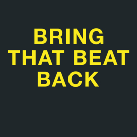 Kantjeboord Lifestyle 'Bring That Beat Back' Medium Fit T-shirt - Black/Yellow