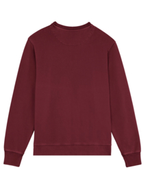 Shine On Medium Fit Sweatshirt (White/Burgundy)