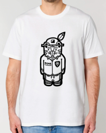 MrMonk Tiga Medium Fit T-shirt (White/Black)
