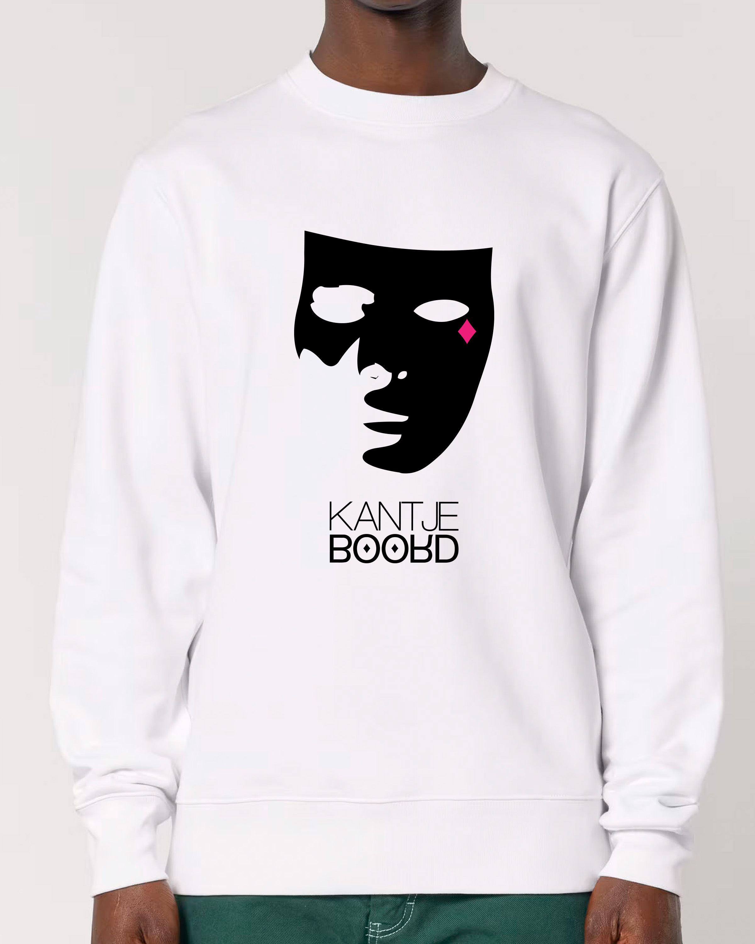 Masker Logo Medium Fit Sweatshirt (Magenta/Black/White)