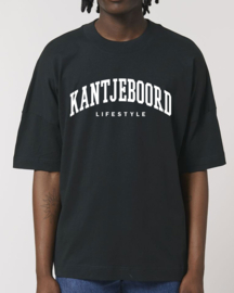 Kantjeboord College Boxy Fit T-shirt (White/Black)