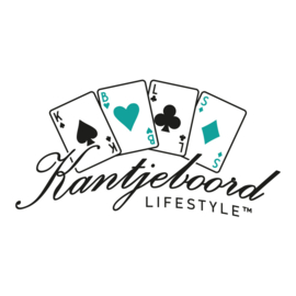 Kantjeboord Lifestyle ‘High Roller Club’ Medium Fit T-Shirt - White/Royal Teal