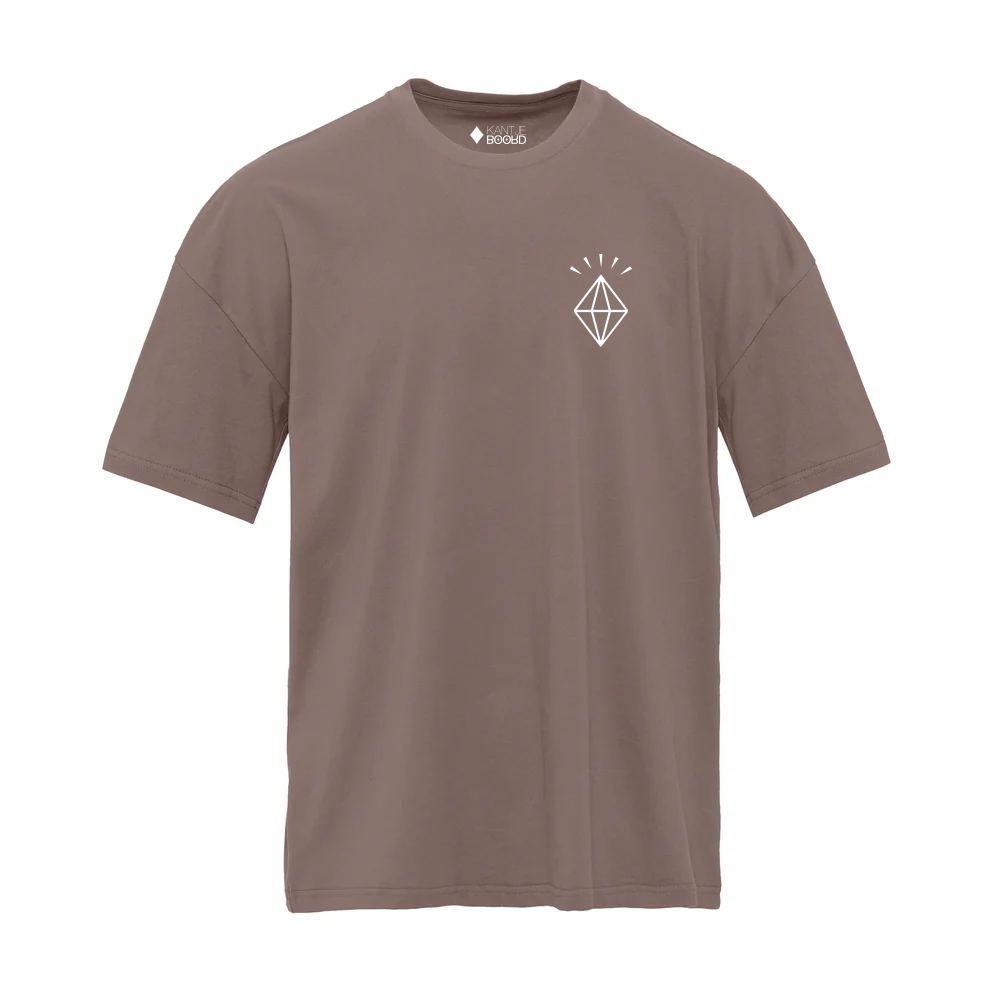 Shine On Heavyweight T-shirt (White/Shitake)