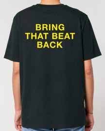 Kantjeboord Lifestyle 'Bring That Beat Back' Medium Fit T-shirt - Black/Yellow