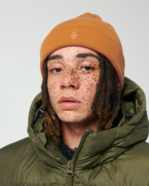 Shine On Rib Beanie (White/Fall)